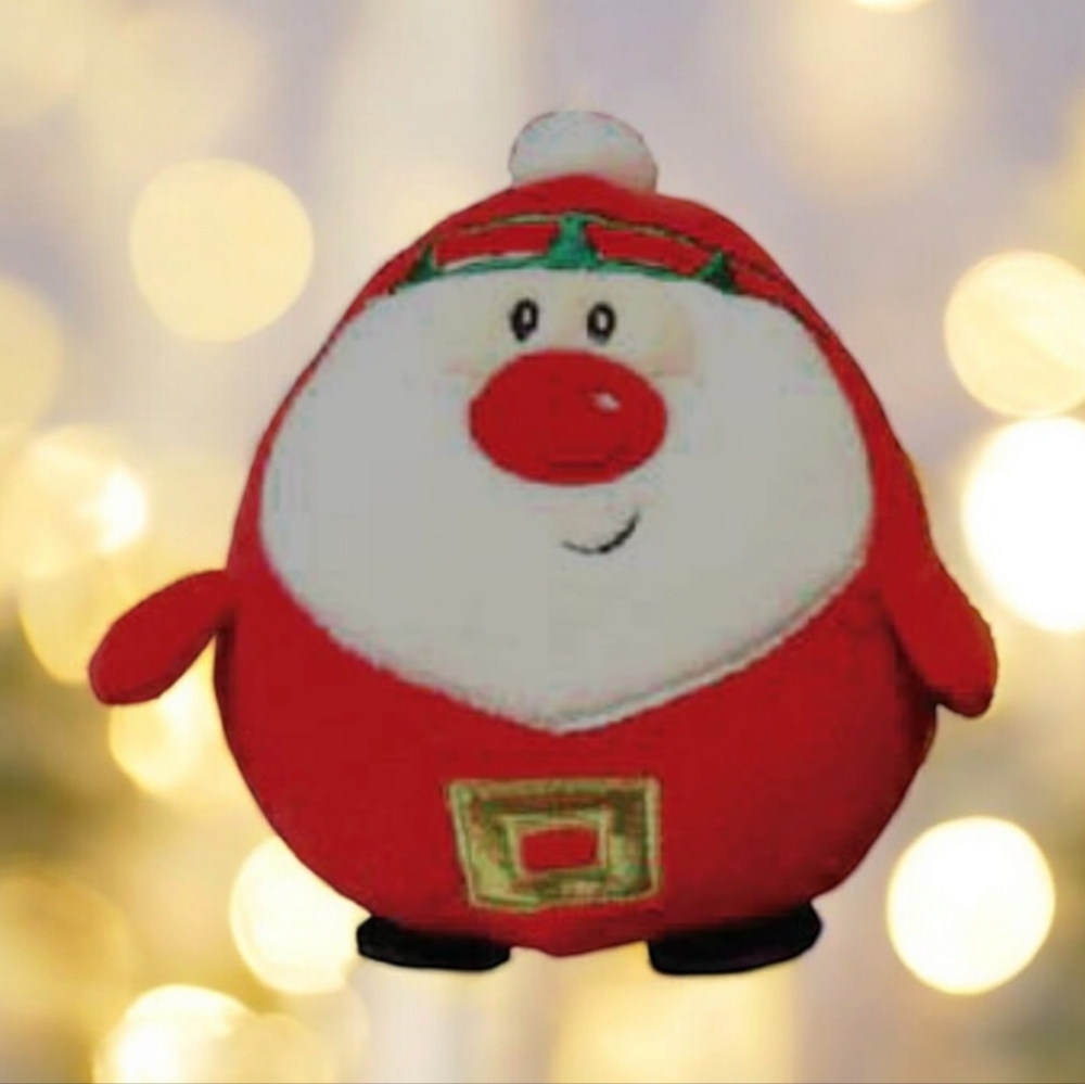 NEW! Santa Round Plush